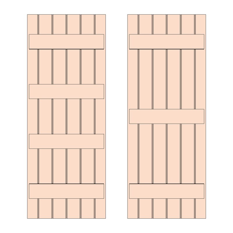 Ledged Solid Oak Doors | Buy Solid Oak Doors Online from the Experts at UK Timber