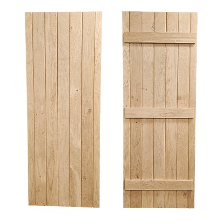 Ledged Solid Oak Doors | Buy Solid Oak Doors Online from the Experts at UK Timber