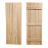 Ledged Solid Oak Doors | Buy Solid Oak Doors Online from the Experts at UK Timber