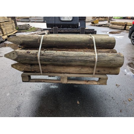 Machined Rounded Oak Posts 1500mm x 200mm