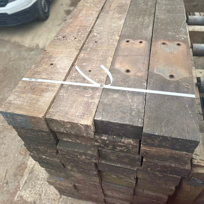 Untreated Reclaimed Tropical Hardwood Sleepers