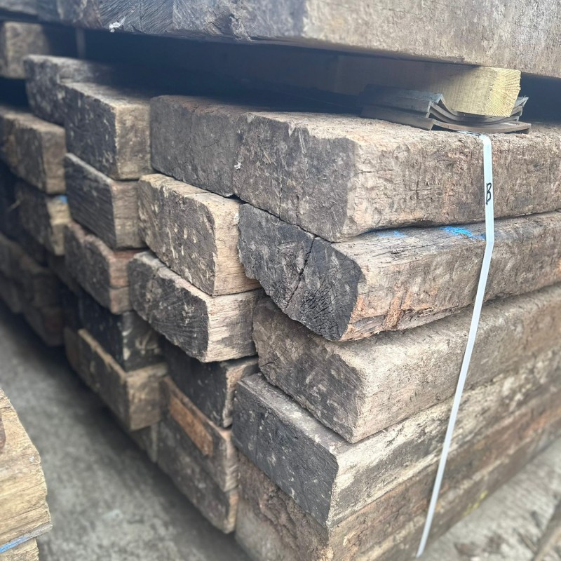 Untreated Reclaimed Tropical Hardwood Sleepers