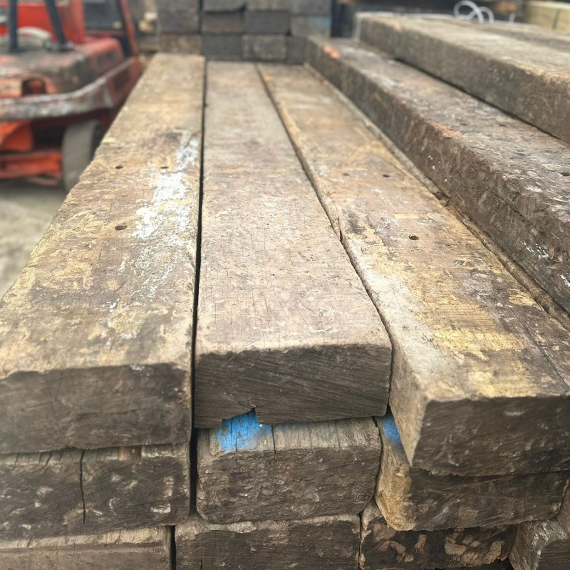 Untreated Reclaimed Tropical Hardwood Sleepers