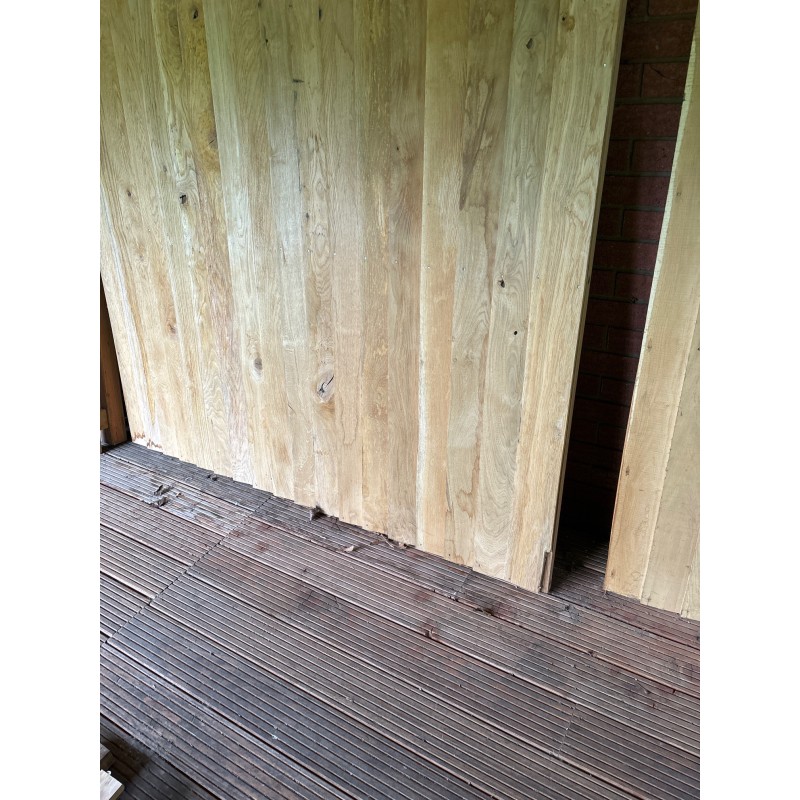 Oak Feather-Edge Fence Panels - CLEARANCE