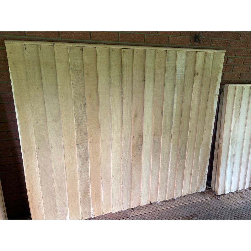 Oak Feather-Edge Fence Panels - CLEARANCE