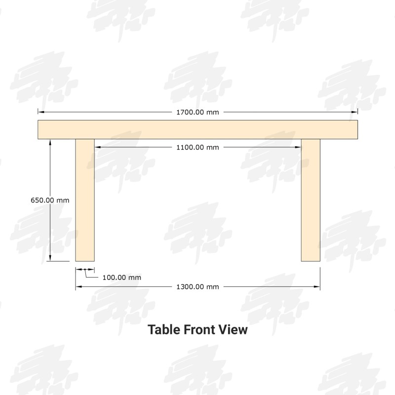 Douglas Fir Refectory Table and Seating Furniture Set - Grand