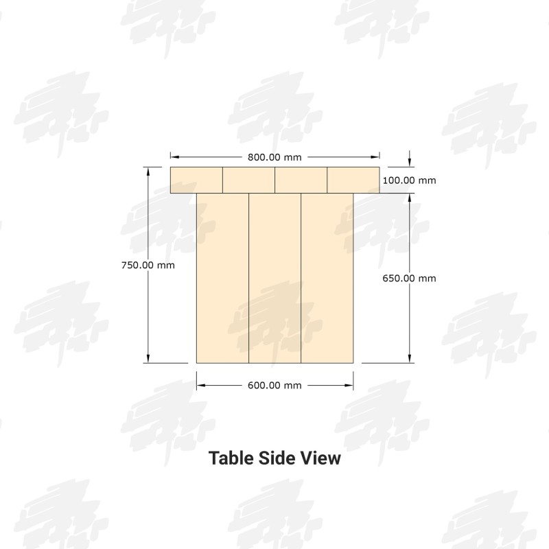 Douglas Fir Refectory Table and Seating Furniture Set - Grand