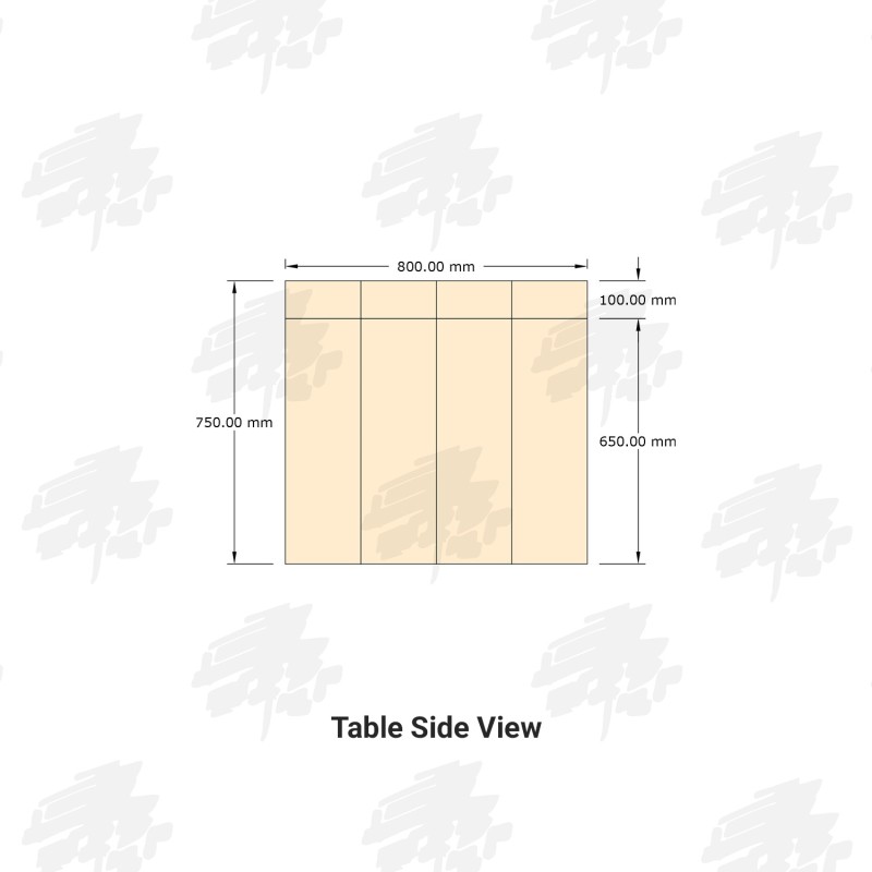 Douglas Fir Refectory Table and Seating Furniture Set - Deluxe