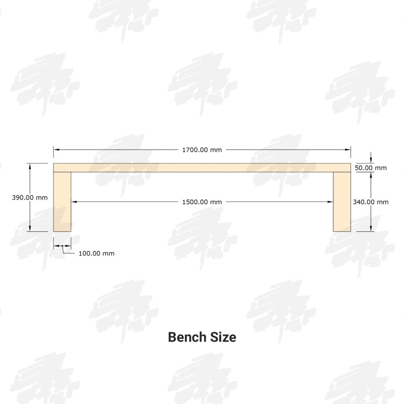 Douglas Fir Refectory Table and Seating Furniture Set - Deluxe