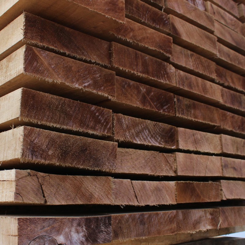 Pallet of New Brown Treated Softwood Sleepers - FREE EXPRESS DELIVERY