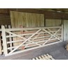 European Oak Field Gate 3.66m (CLEARANCE)