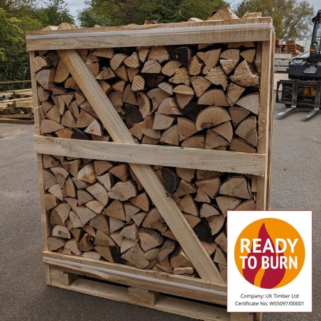 Super Crate Of Kiln-Dried Mixed Hardwood Firewood