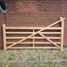 Prestige Untreated British Larch/Douglas Fir Curved Heel (Ranch Style) Gate