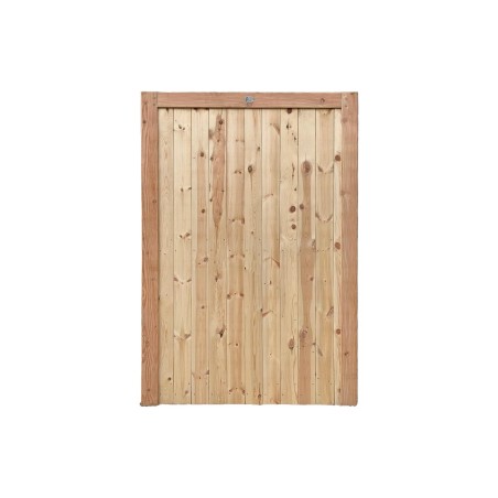 Single British Larch/Douglas Fir Flat Top Closeboard Driveway Gate