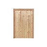 Single British Larch/Douglas Fir Flat Top Closeboard Driveway Gate