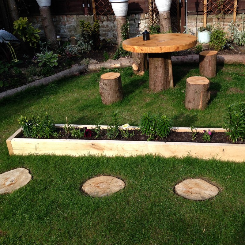 EasyFit Planed Oak FlowerBed Kits