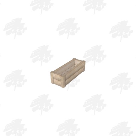 Rectangular Larch/Douglas Fir LogLap Planters - FREE DELIVERY