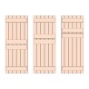 Prestige Ledged Solid Douglas Fir Stable Doors