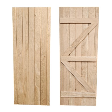 Priory Ledged and Braced Solid Douglas Fir Doors