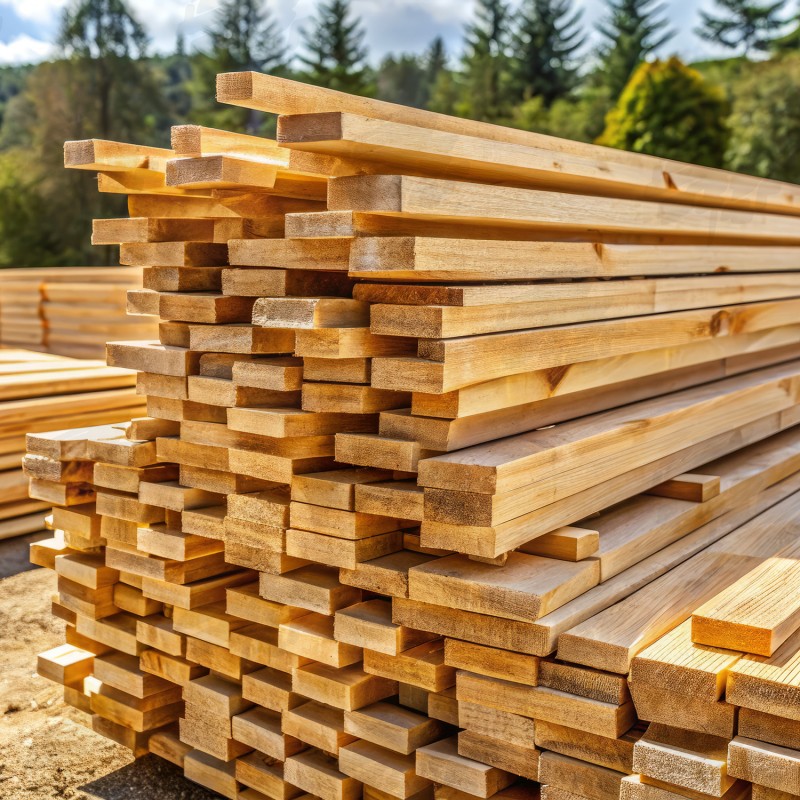 Long Length & Dimensional C16/C24 Graded Larch/Douglas Fir Carcassing Timber