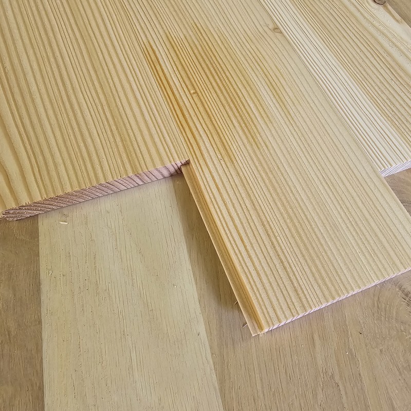 Solid British Douglas Fir Flooring Sample