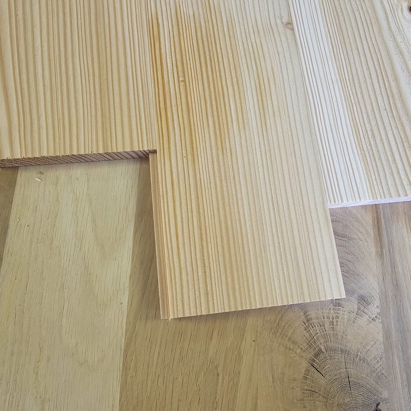 Solid British Douglas Fir Flooring Sample