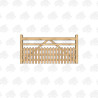 Prestige Solid European Oak Half Paled Gate | Buy Handmade Gates Online from the Experts at UK Timber