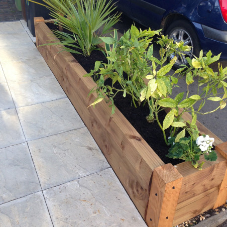 Larch/Douglas Fir Loglap Planters