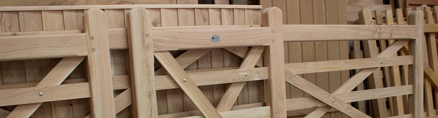 European Oak Gates Hand Crafted by UK Timber in the Midlands by Professional Joiners